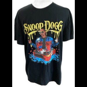 Snoop Dogg T-Shirt Men’s Size Medium Color Black Graphic T-Shirt